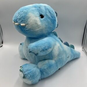 FAO Schwarz Dinosaur Plush‎ Blue Glow Brights Lights & Sound 14" Stuffed Animal